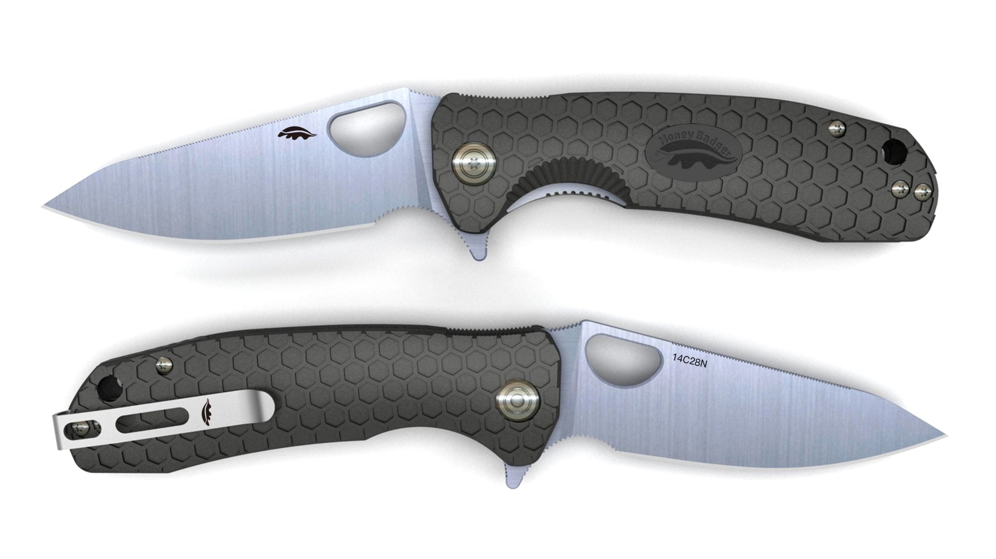14C28N Steel - use in folding knives - Honey Badger Knives