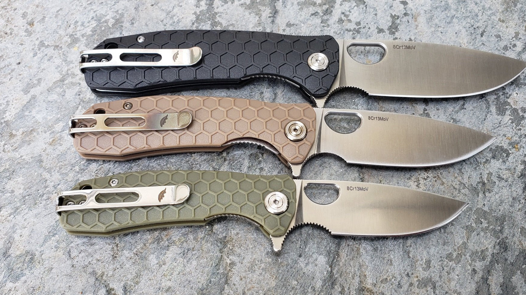 8Cr13MoV - Honey Badger Knives