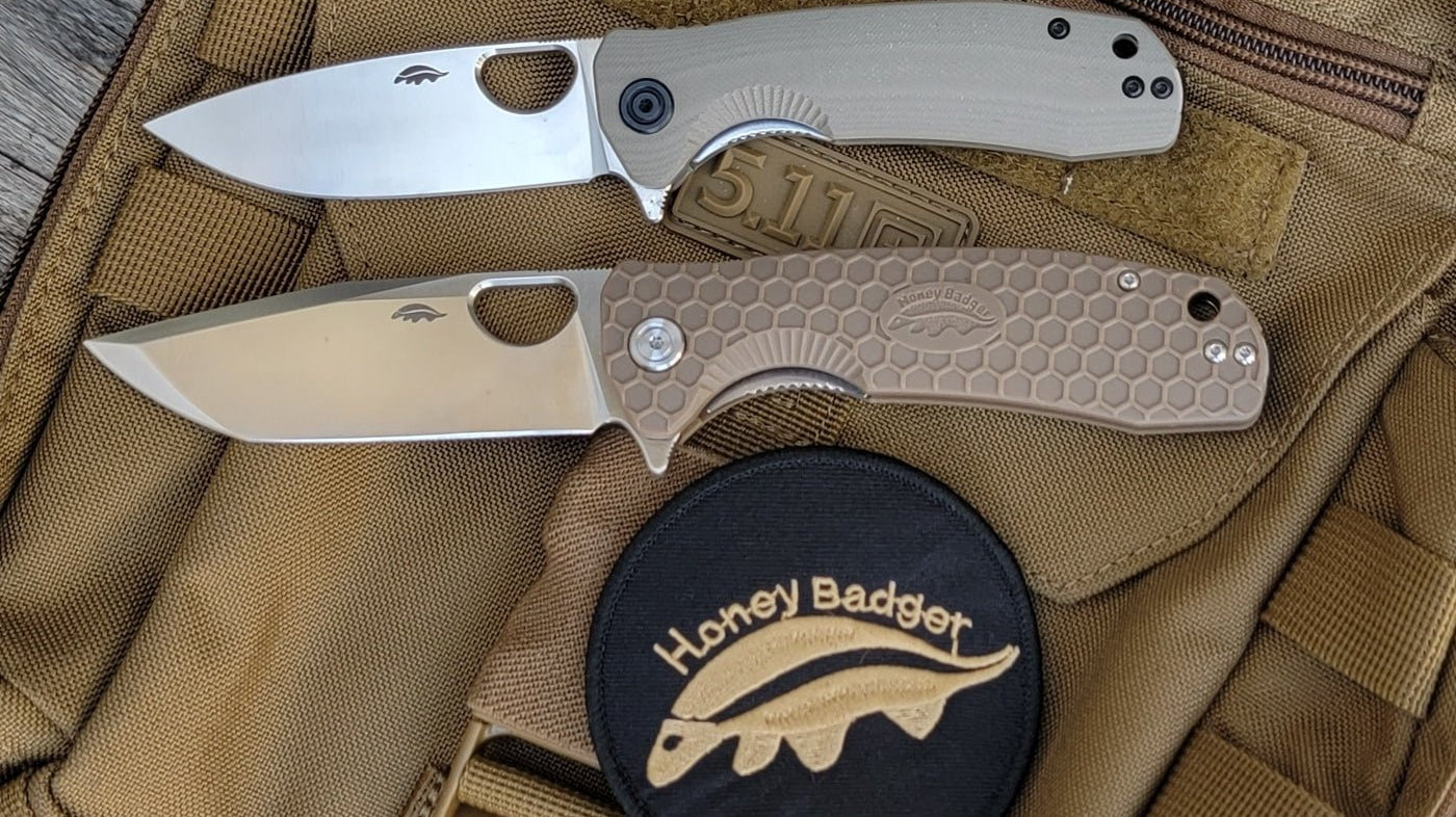 Coyote Brown or Coyote Tan? - Honey Badger Knives