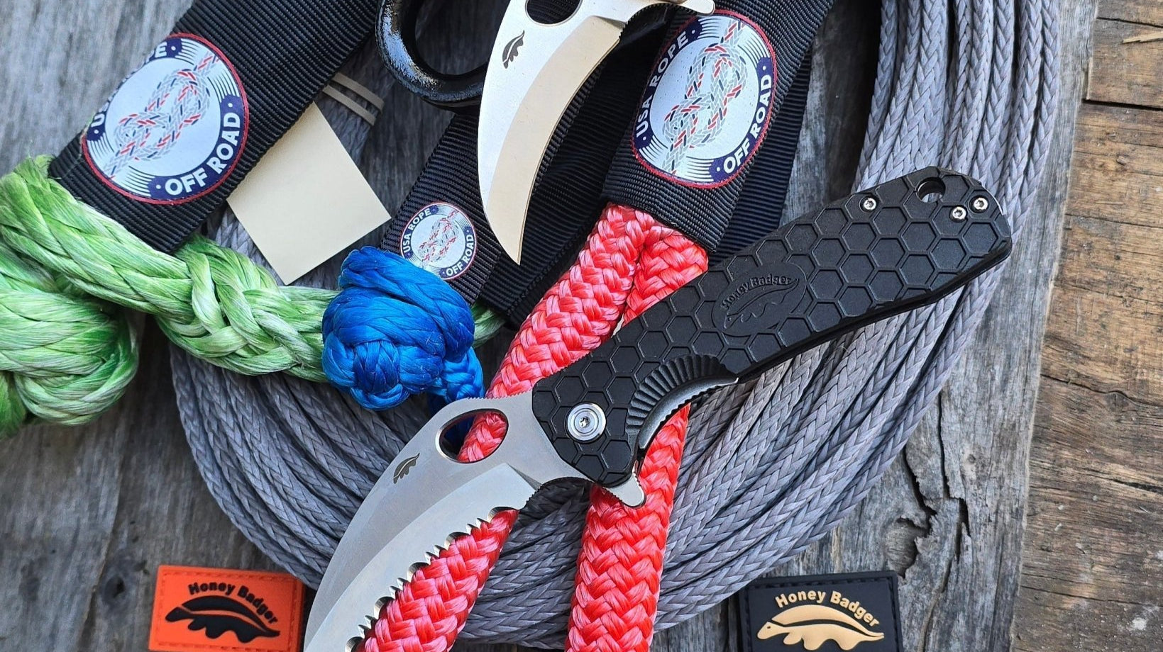 Reliable pocket knife for off roading - Honey Badger Knives