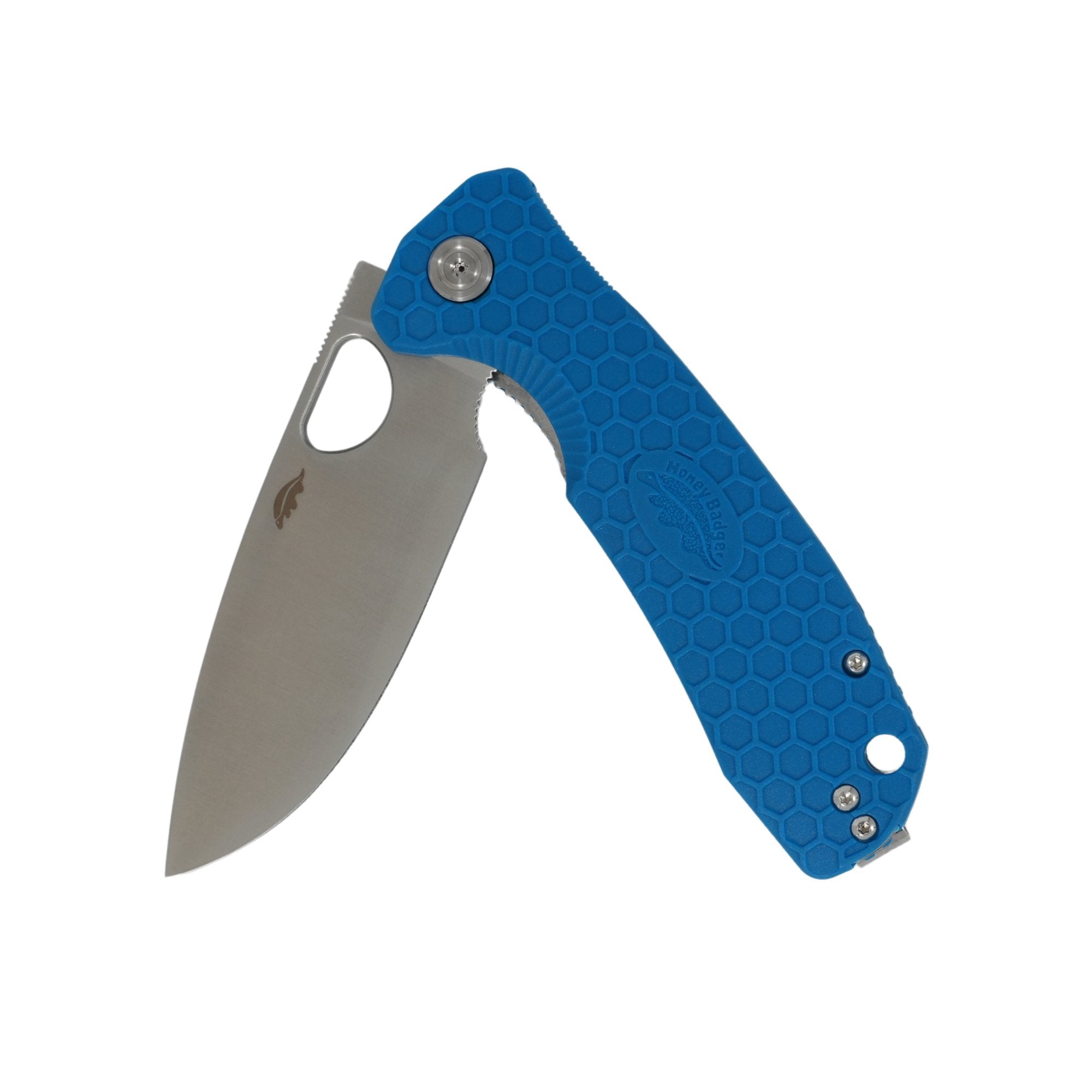 Small Drop Point Knife - 8Cr13MoV Steel - Honey Badger Knives - HB1024