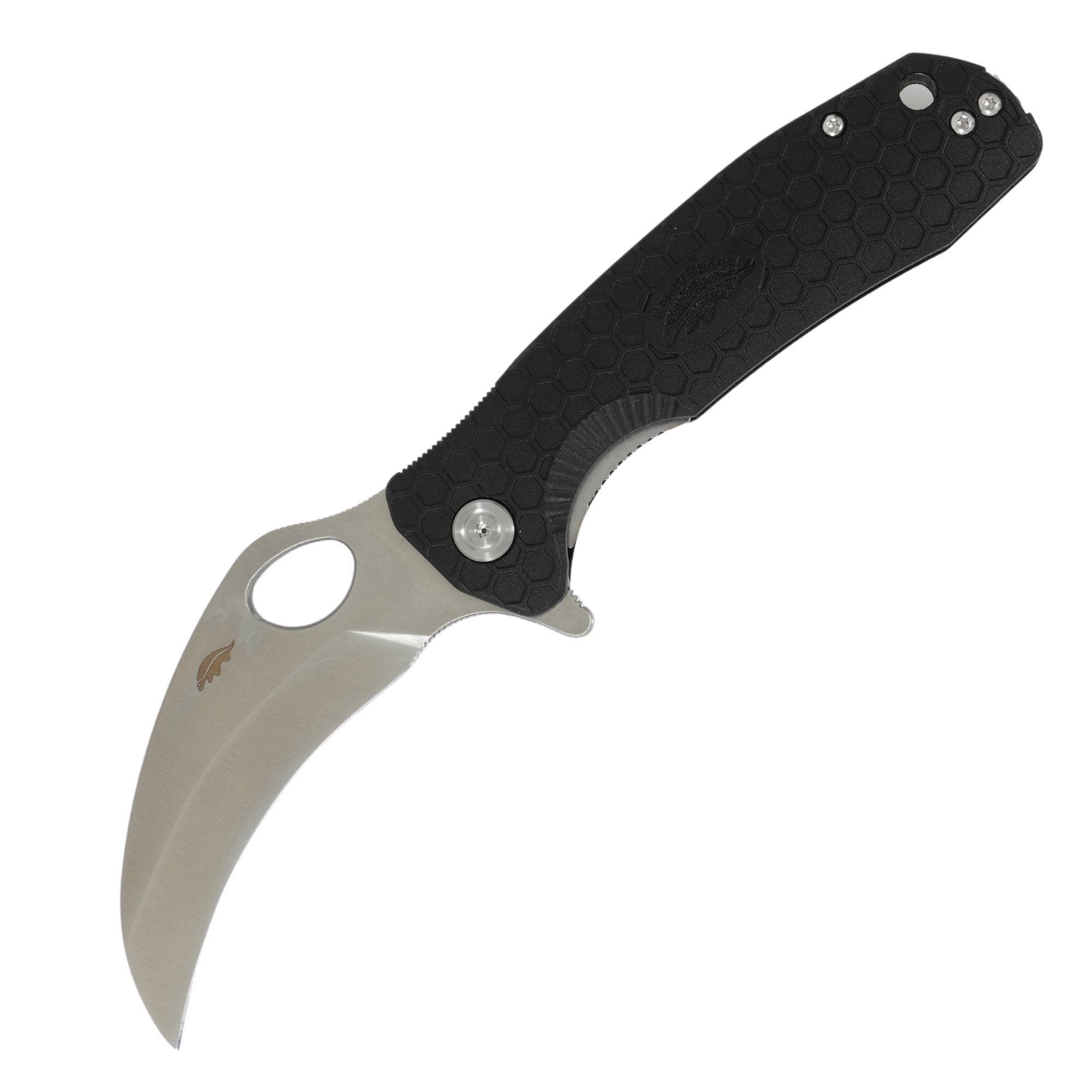 Medium Claw Smooth Knife - 8Cr13MoV Steel - Dealer - Honey Badger Knives - HB1121