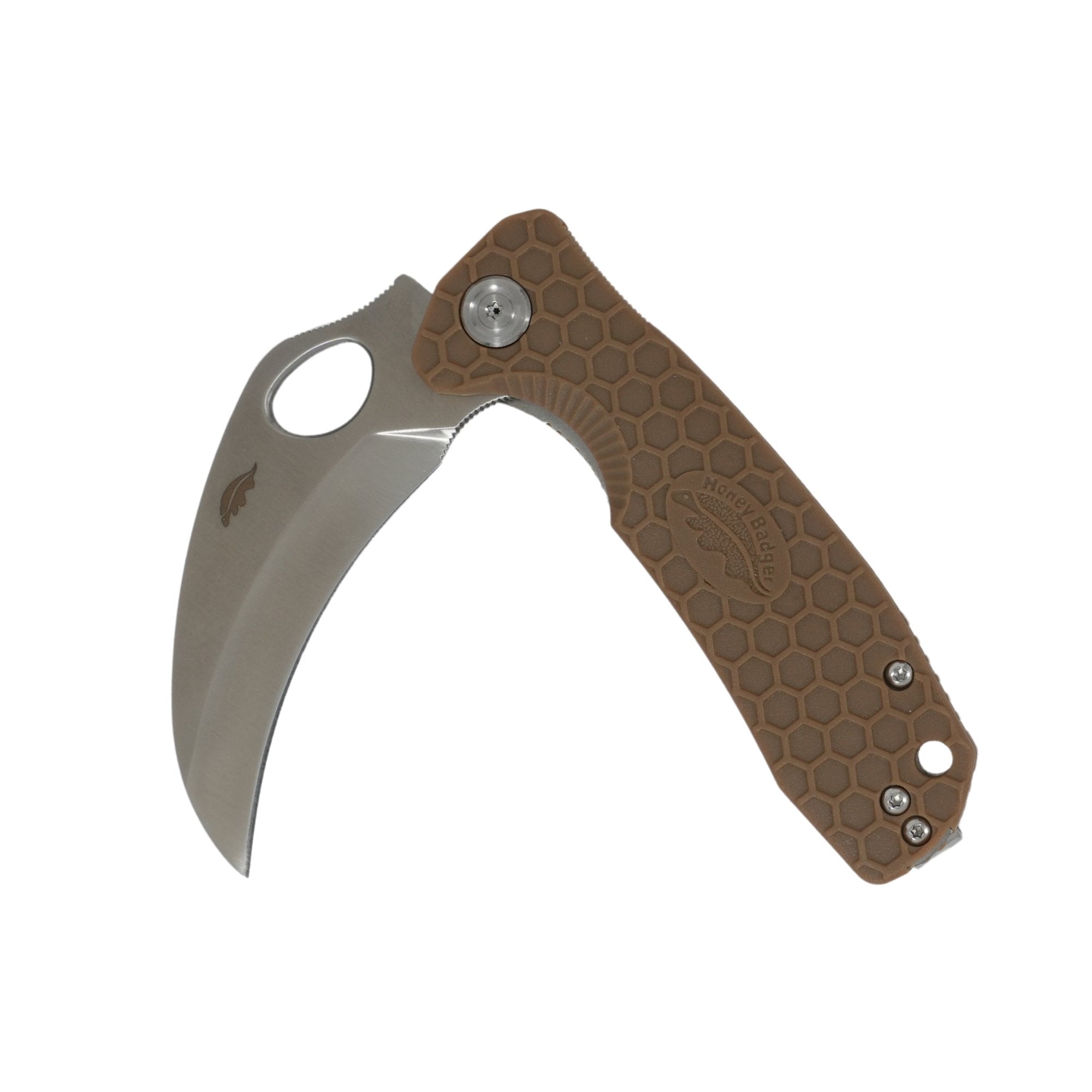 Medium Claw Smooth Knife - 8Cr13MoV Steel - Dealer - Honey Badger Knives - HB1122