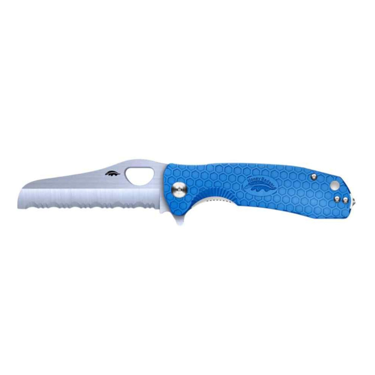 Large Rescue Knife with Glass Breaker - 8Cr13MoV Steel - Honey Badger Knives- HB1754