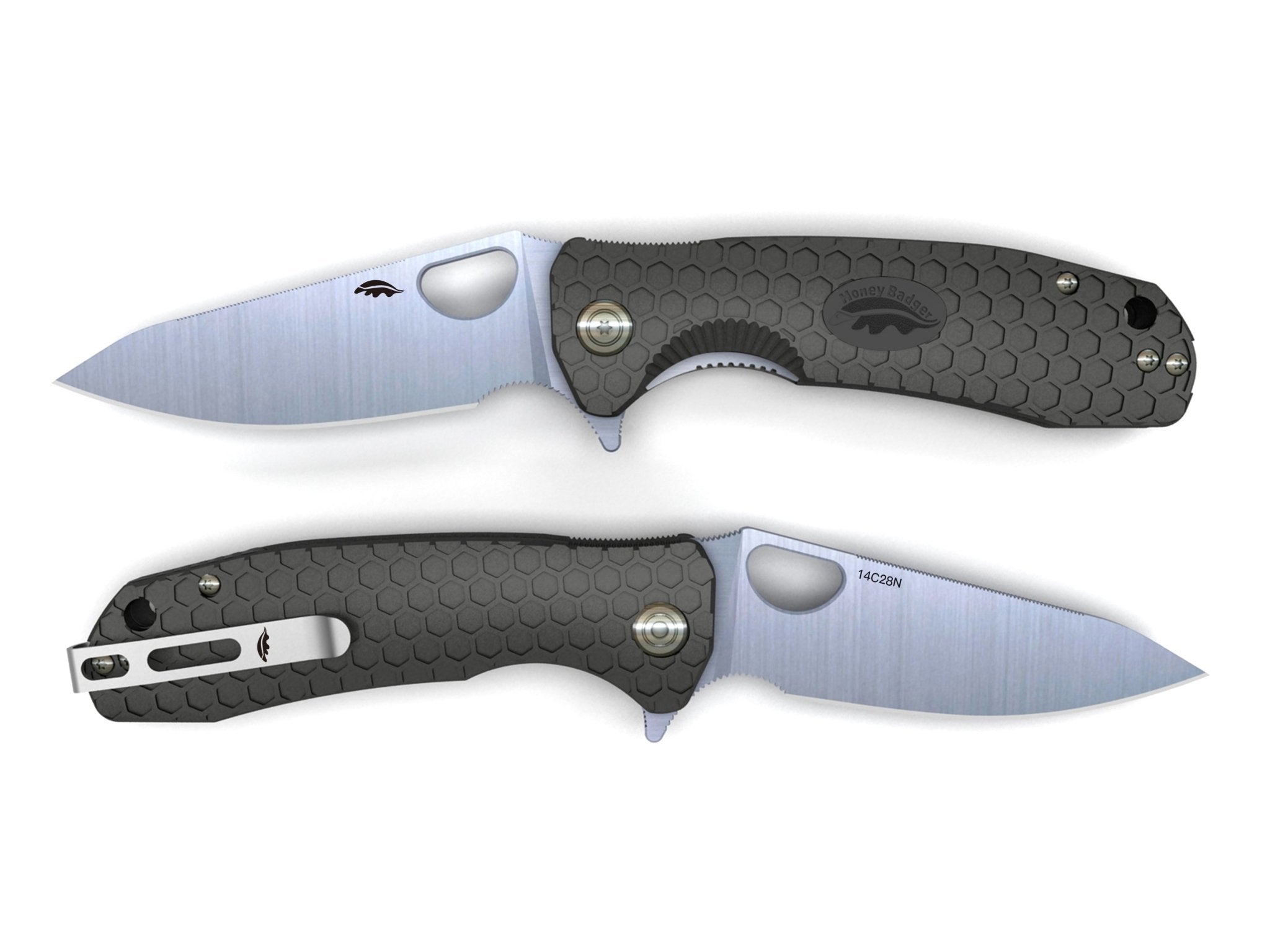 14C28N Steel - use in folding knives - Honey Badger Knives