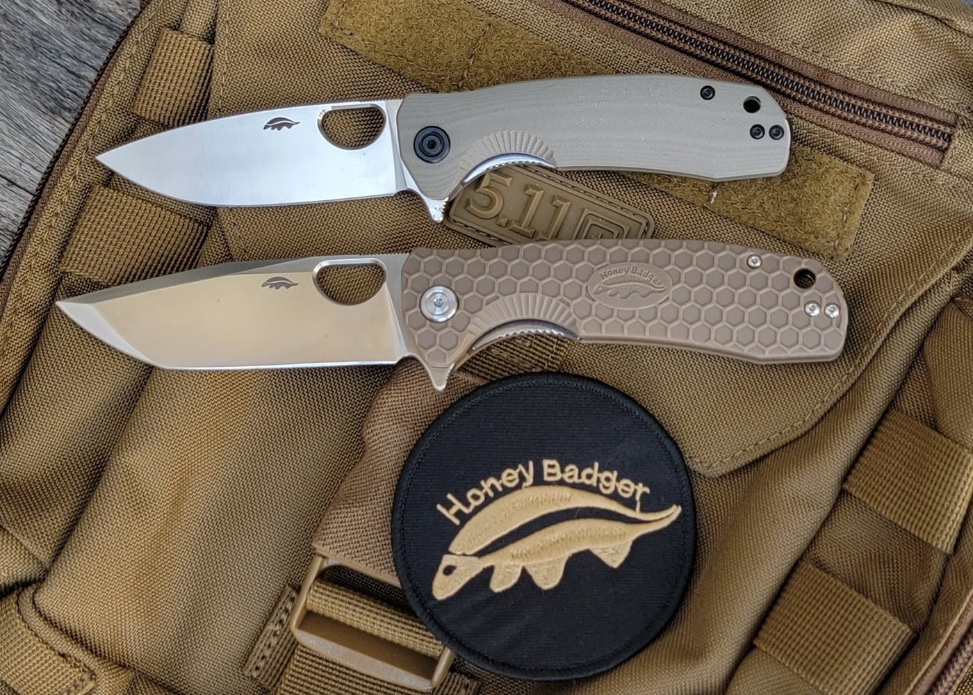 Coyote Brown or Coyote Tan? - Honey Badger Knives