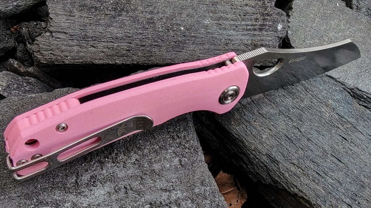 Pink Razor Knife Pink knives – Honey Badger Knives