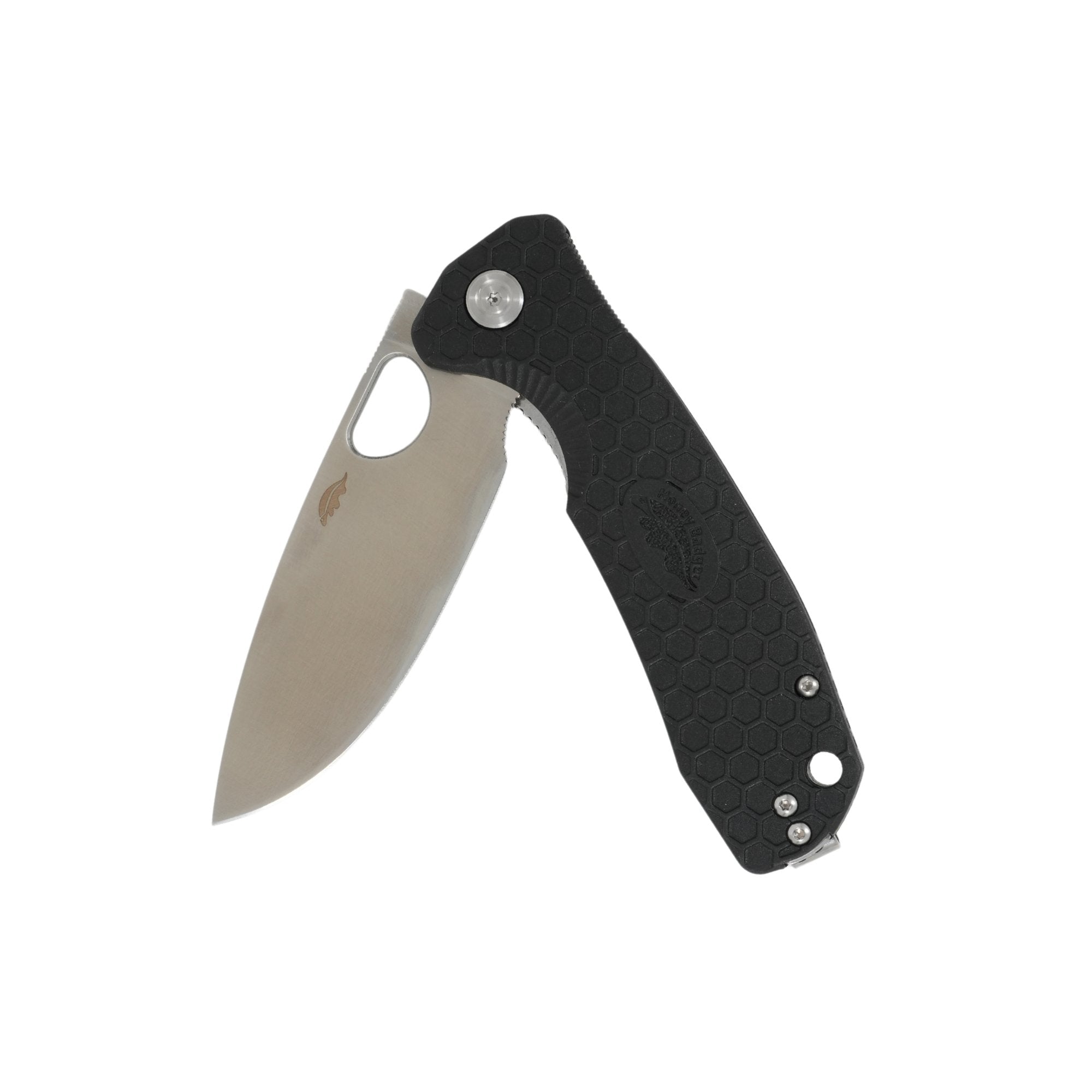 Large Drop Point Knife - 8Cr13MoV Steel - Honey Badger Knives - HB1001