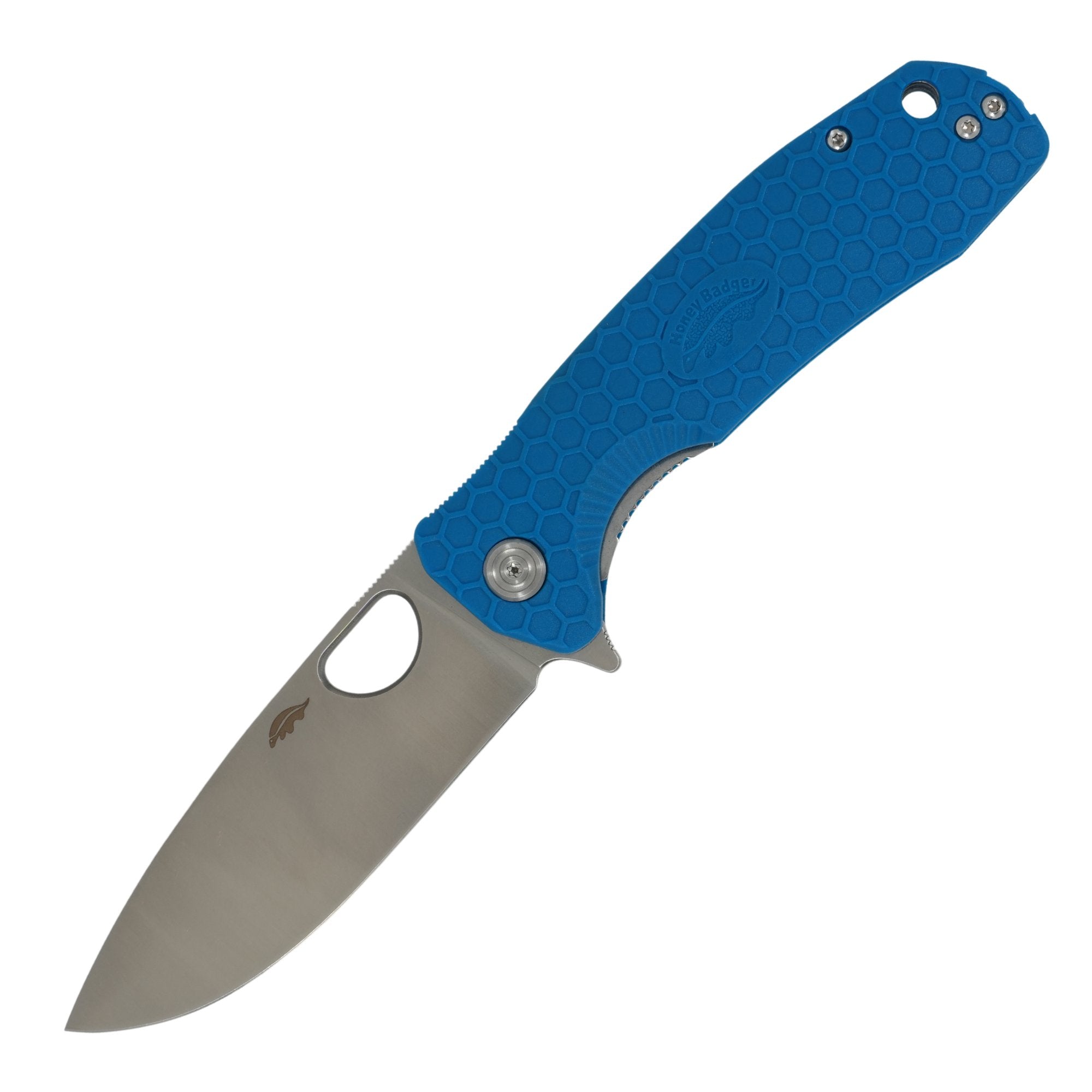 Medium Drop Point Knife - D2 Steel - Honey Badger Knives - HB1058