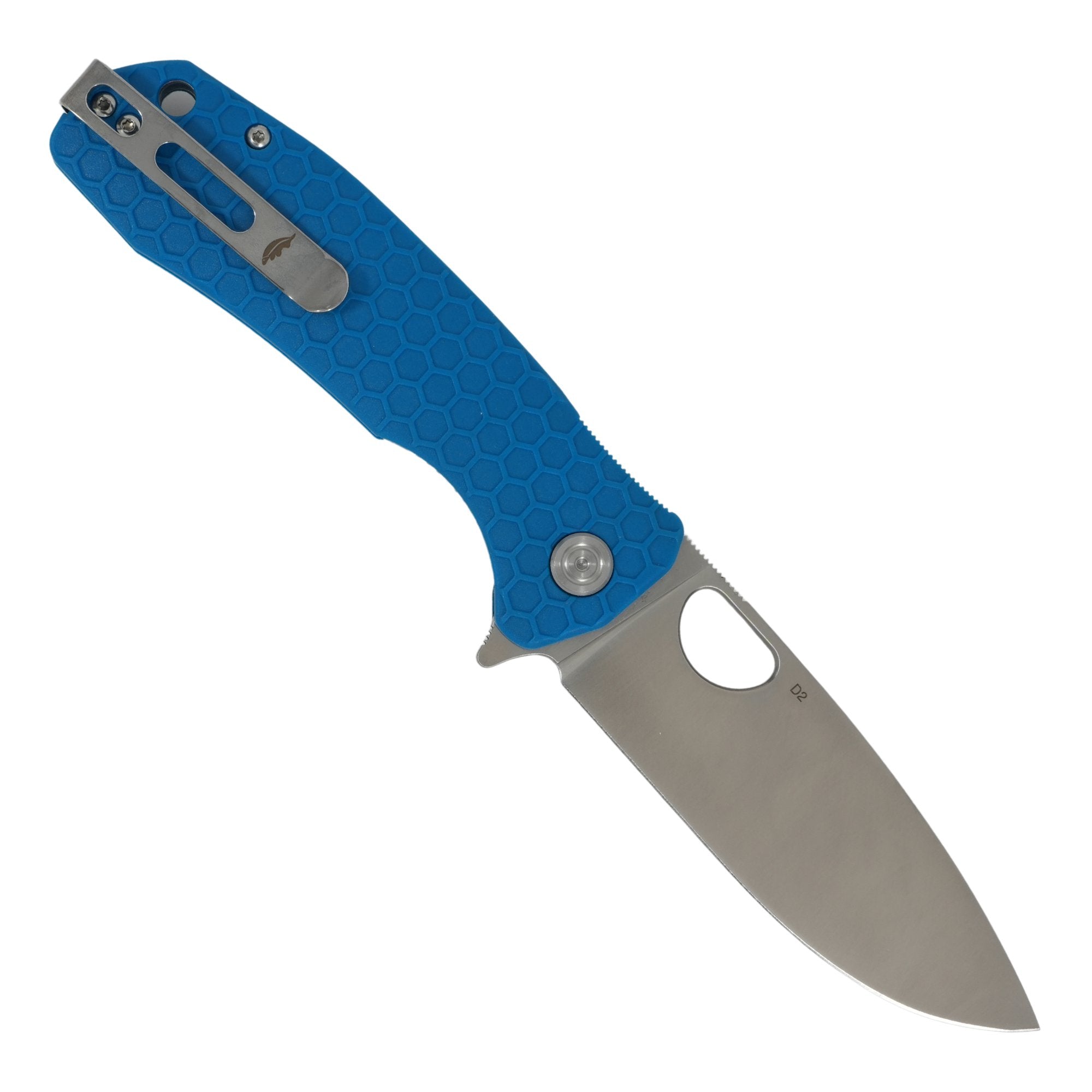 Medium Drop Point Knife - D2 Steel - Honey Badger Knives - HB1058