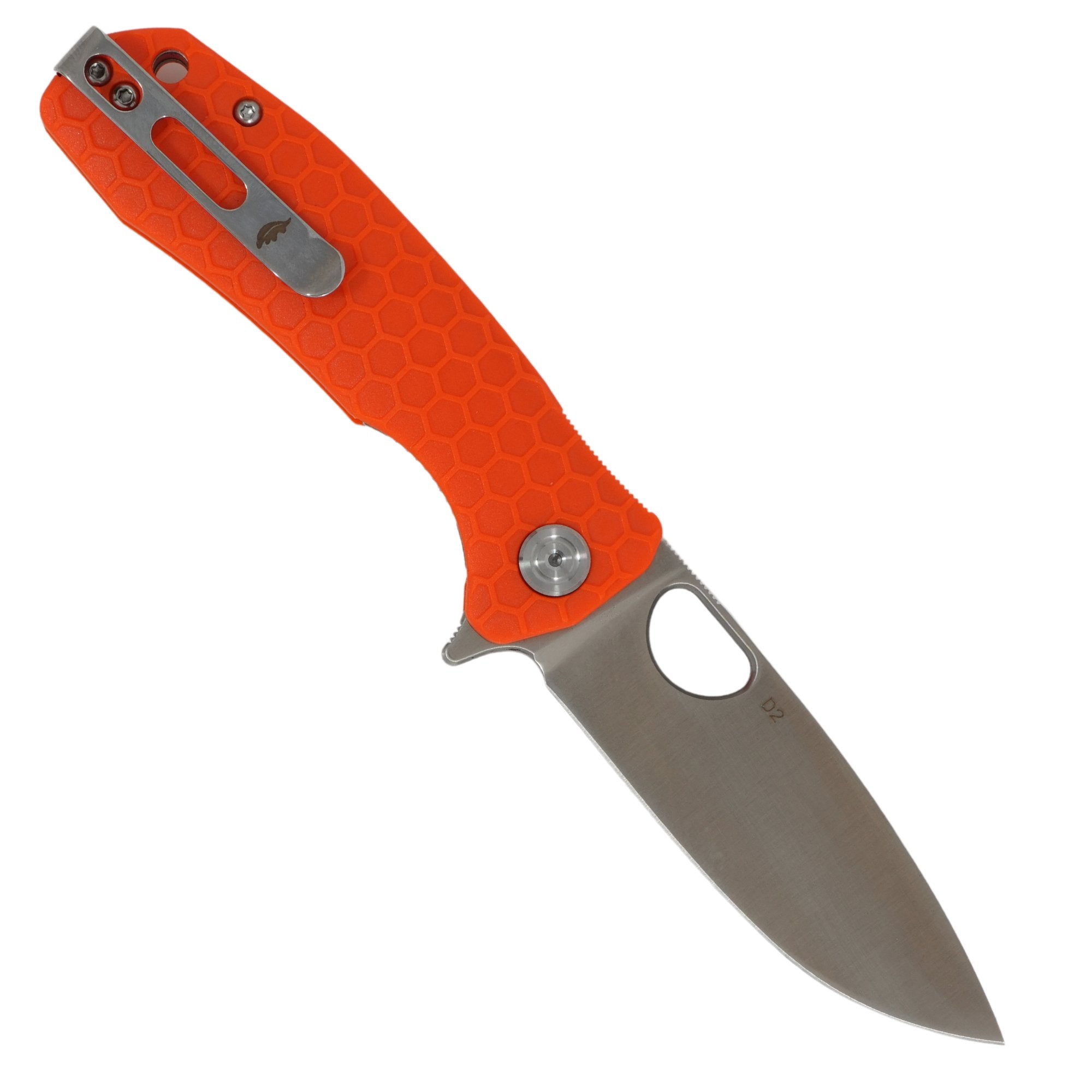 Medium Drop Point Knife - D2 Steel - Honey Badger Knives - HB1060