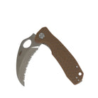 Large Claw Serrated Knife - 8Cr13MoV Steel - Honey Badger Knives - HB1112