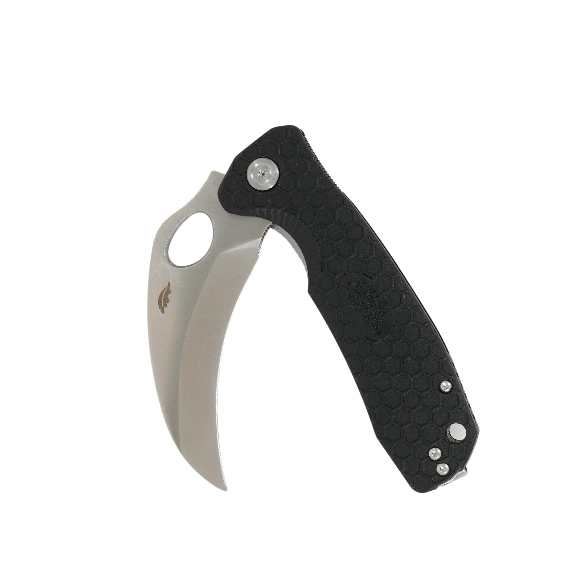 Medium Claw Smooth Knife - 8Cr13MoV Steel - Honey Badger Knives - HB1121