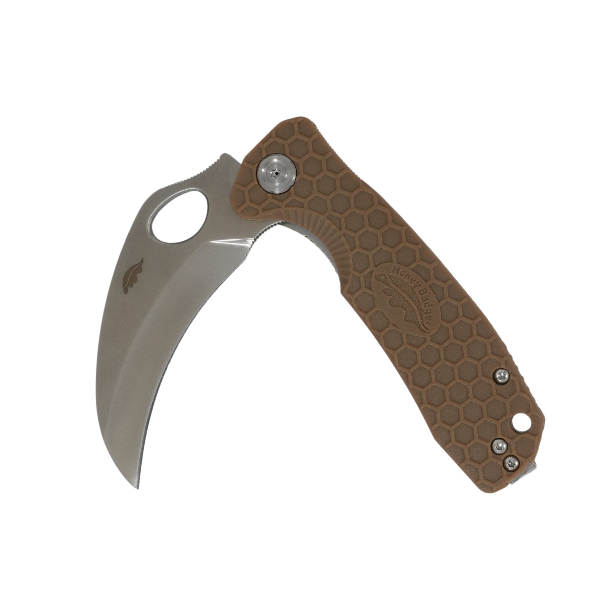 Medium Claw Smooth Knife - 8Cr13MoV Steel - Honey Badger Knives - HB1122