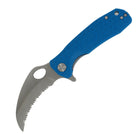 Medium Claw Serrated Knife - D2 Steel - Honey Badger Knives - HB1128