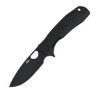 Large Drop Point Knife - 8Cr13MoV Steel - Black Blade - Honey Badger Knives - HB1224BB