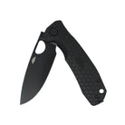 Large Drop Point Knife - 8Cr13MoV Steel - Black Blade - Honey Badger Knives - HB1224BB