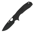 Medium Drop Point Knife - 8Cr13MoV Steel - Black Blade - Honey Badger Knives - HB1348