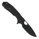 Medium Drop Point Knife - 8Cr13MoV Steel - Black Blade - Honey Badger Knives - HB1348