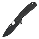 Large Drop Point Knife - D2 Steel - Black Blade - Honey Badger Knives - HB1350