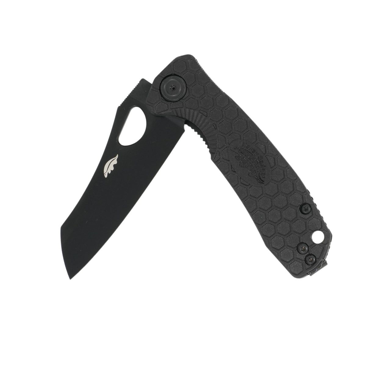 Small Blaid Small Wharncleaver Knife - 8Cr13MoV Steel - Black Blade – Honey Badger ...
