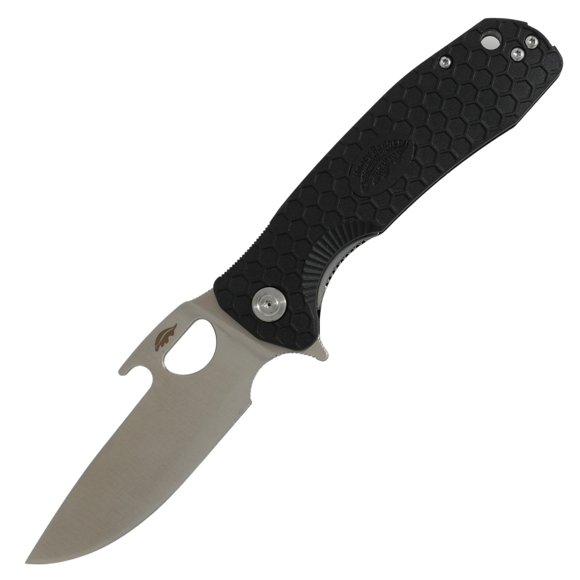 Large Opener Knife - 14C28N Steel - Honey Badger Knives - HB1681