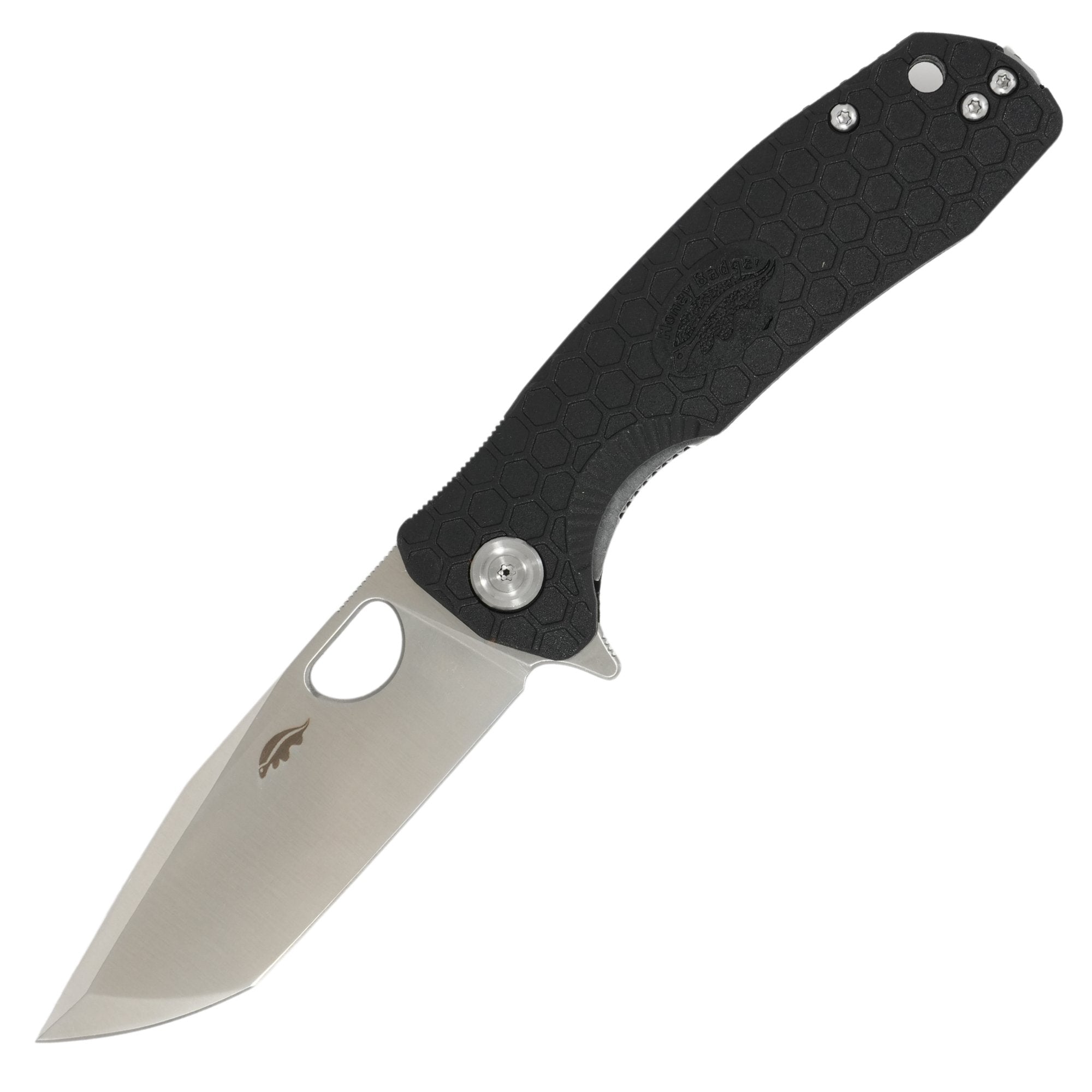 Medium Tanto Knife - 14C28N Steel - Honey Badger Knives - HB1731