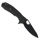 Medium Leaf Knife - D2 Steel - Black Blade - Honey Badger Knives - HB4027