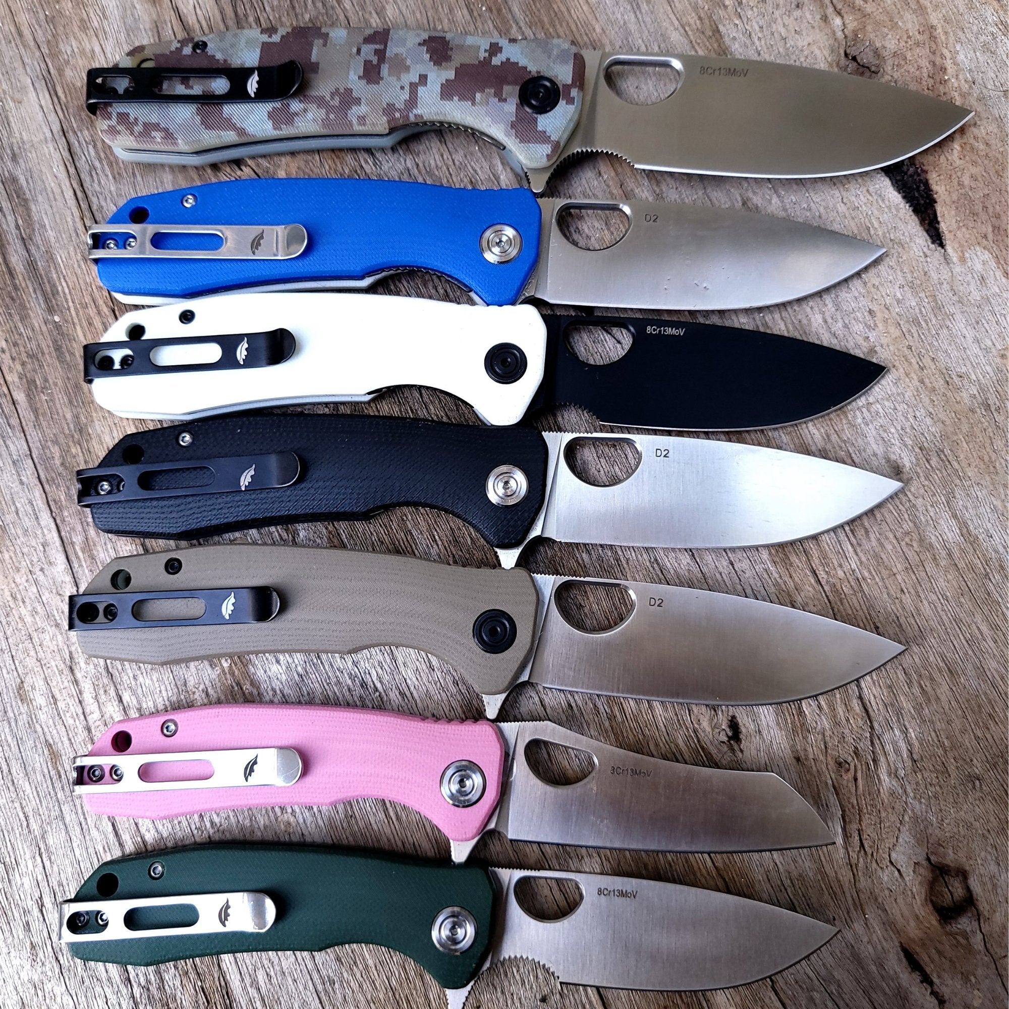 Additional Knife Handles in G10 - Honey Badger Knives - HB4055