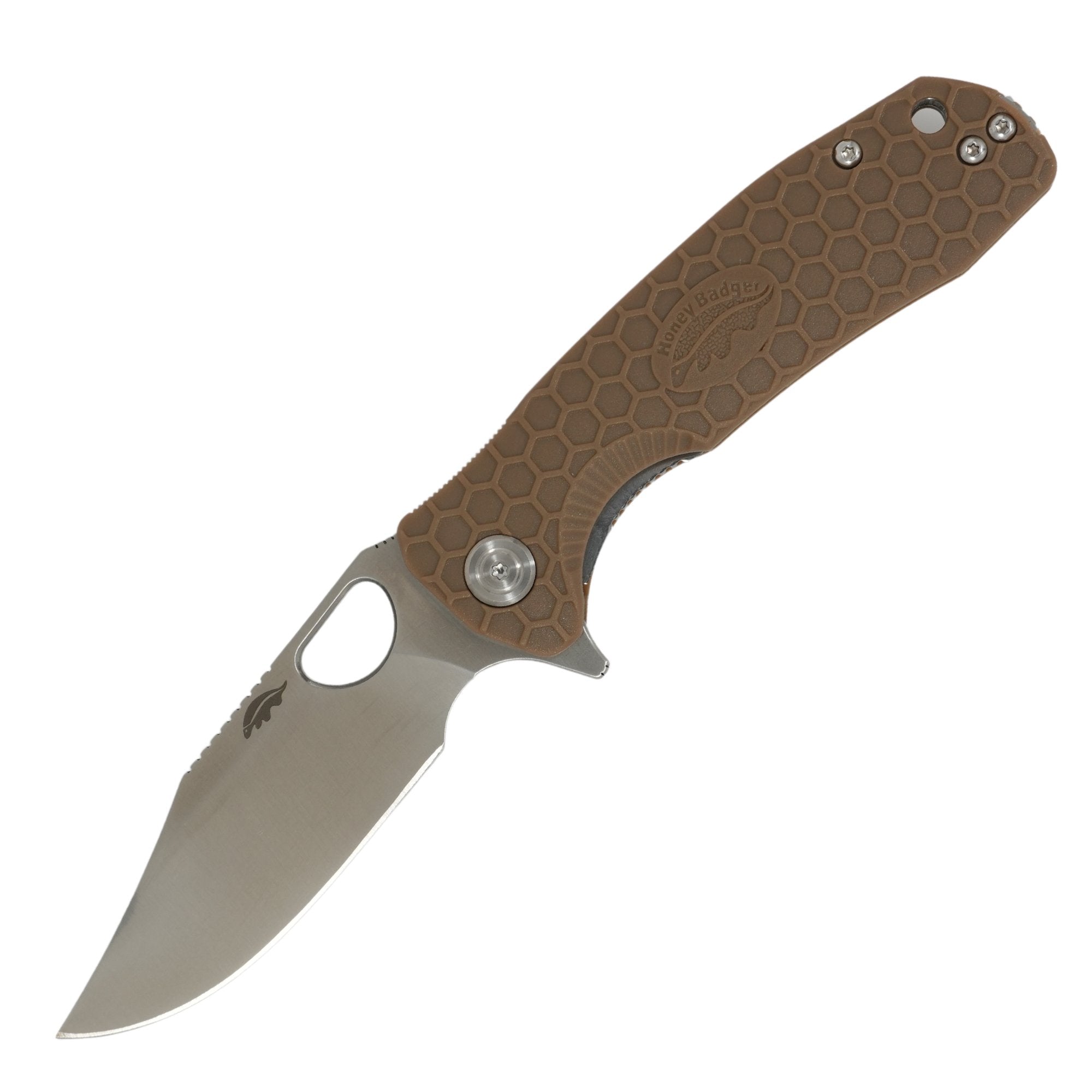 Medium Clip Point Knife - 8Cr13MoV Steel - Honey Badger Knives - HB4070