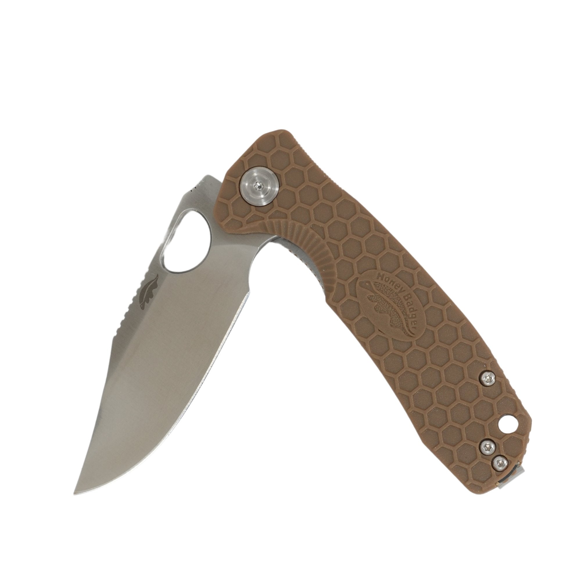 Medium Clip Point Knife - 8Cr13MoV Steel - Honey Badger Knives - HB4070