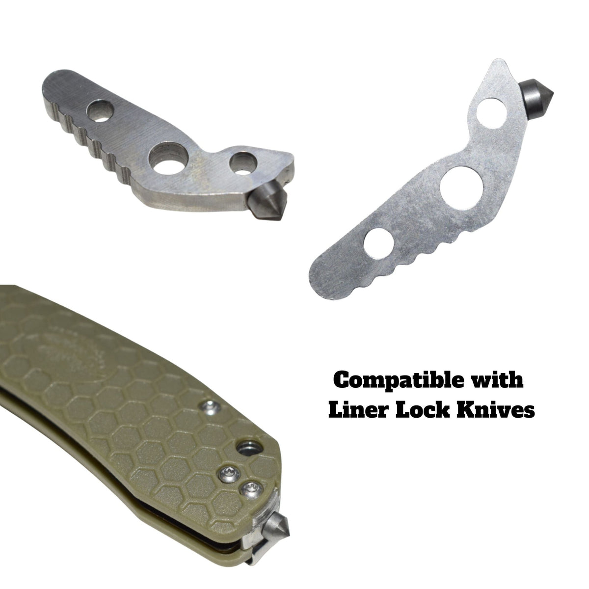 Glass Breaker Backspacer Replacement for all Liner Lock Knives - Honey Badger Knives- HB4102