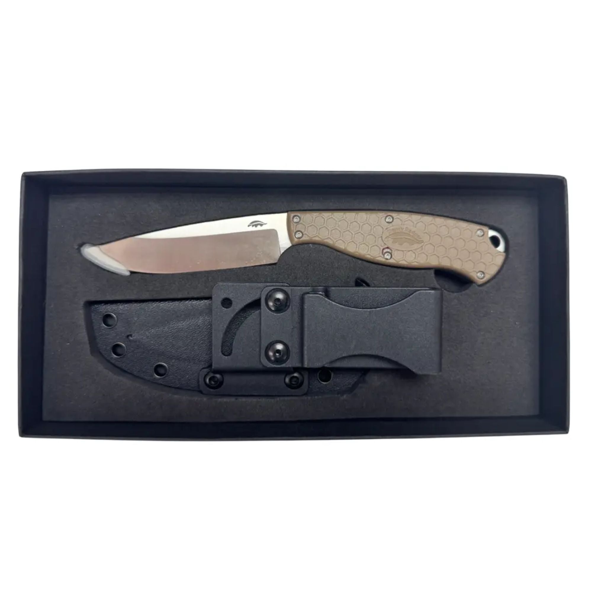 Outfitter Fixed Blade Knife with Kydex Sheath - Dealer - Honey Badger Knives - HB5305