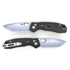 Small-Medium Tanto Crossbolt Knife - FRN Handles - 8Cr13MoV Steel - Dealer - Honey Badger Knives- HB6131