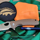 Honey Badger Embossed Microfiber Cleaning & Polishing Cloth - Honey Badger Knives - HBSWAG01