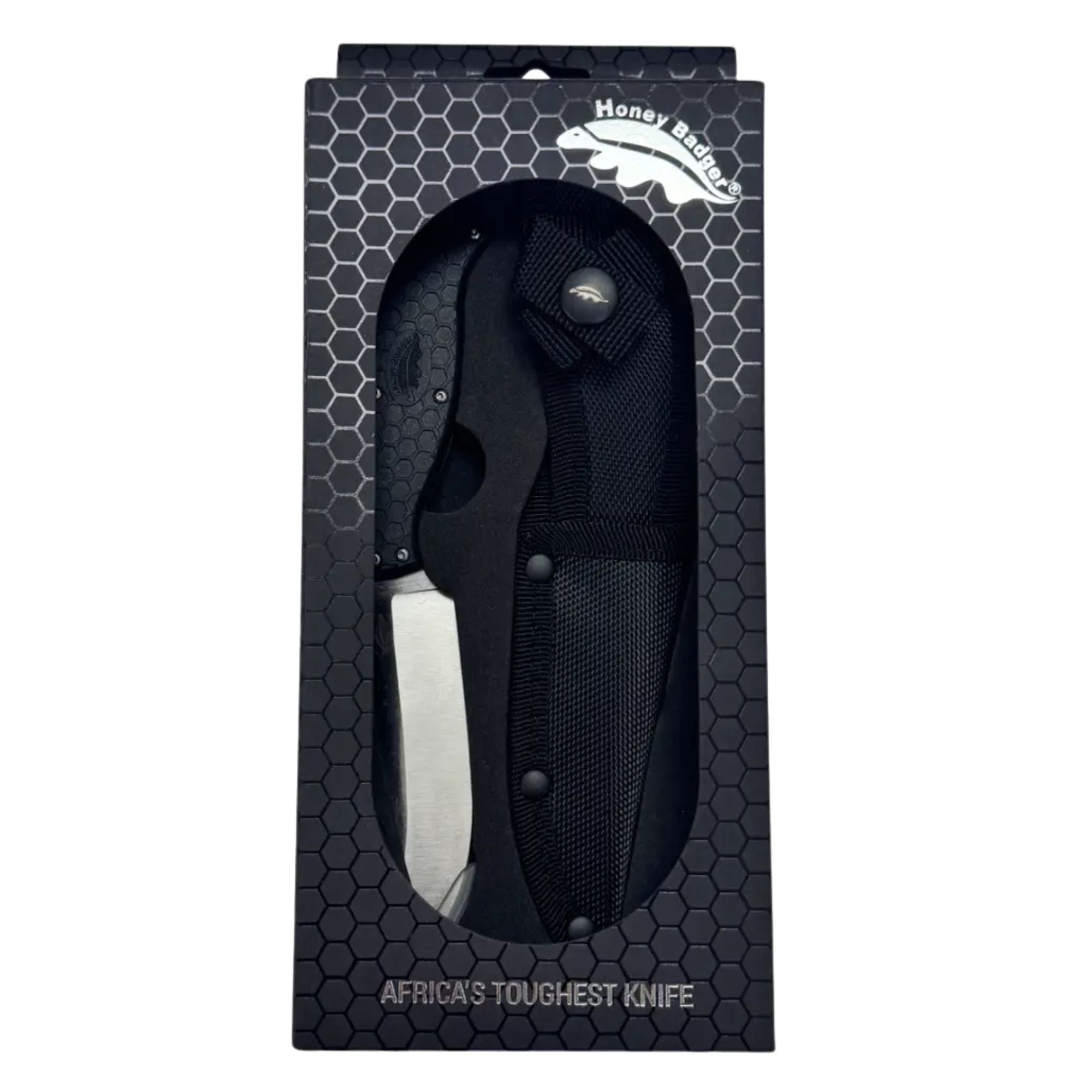 Outfitter Fixed Blade, Nylon & Kydex Sheath - Bundle - Honey Badger Knives - K - HB5301 - KY
