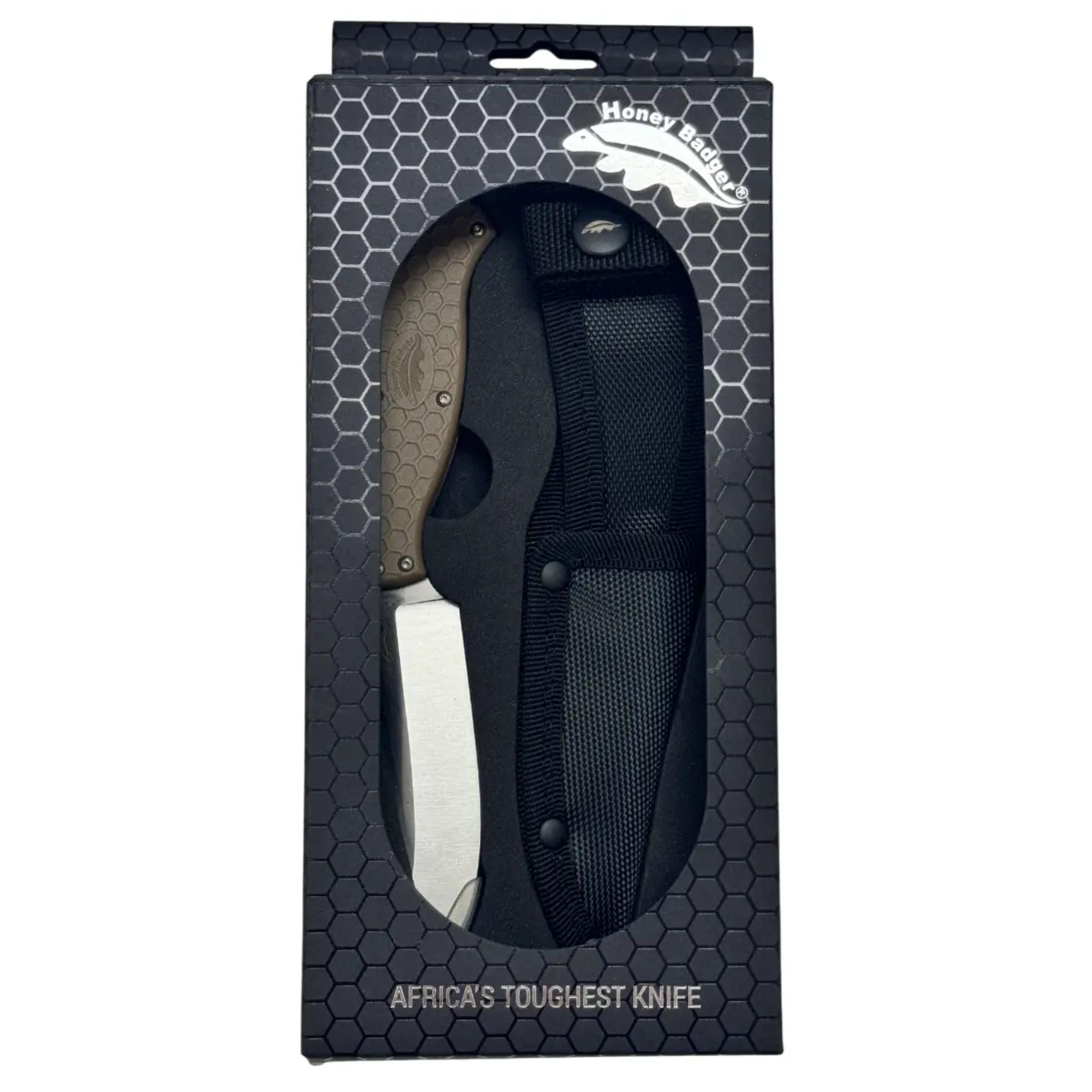 Outfitter Fixed Blade, Nylon & Kydex Sheath - Bundle - Honey Badger Knives - K - HB5302 - KY