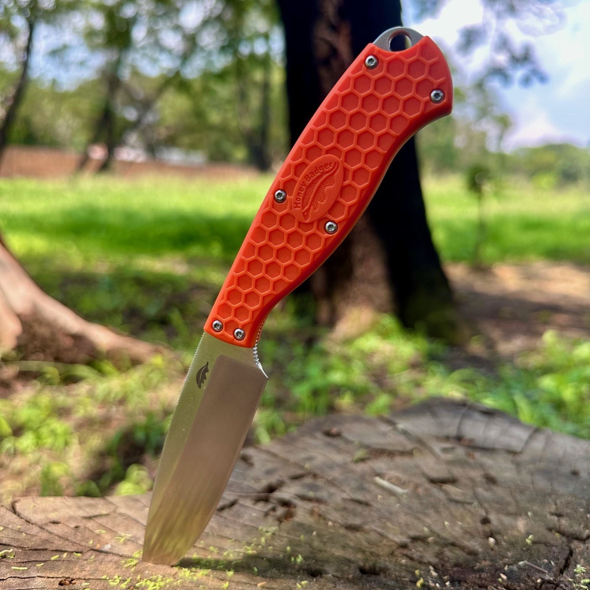 Outfitter Fixed Blade, Nylon & Kydex Sheath - Bundle - Honey Badger Knives - K - HB5303 - KY