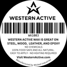 Western Active Wax Knife & Steel Protector - Honey Badger Knives - WA1003