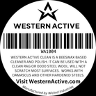 Western Active Clean Knife & Steel Cleaner - Honey Badger Knives - WA1004